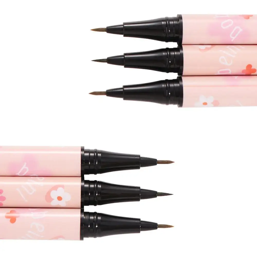 Waterproof Liquid Eyeliner Ultra-fine Black/Brown/Pink Colored Eyeliner Long Lasting No Blooming Silkworm Pen Women