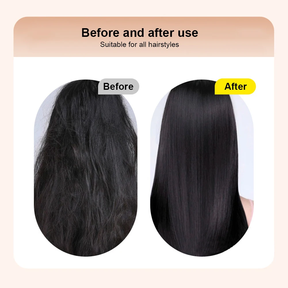 Mini Hair Straightening Comb Wireless Charging Portable Multifunctional Hair Care Not Hurt Hair Styling Comb Hair Straightener