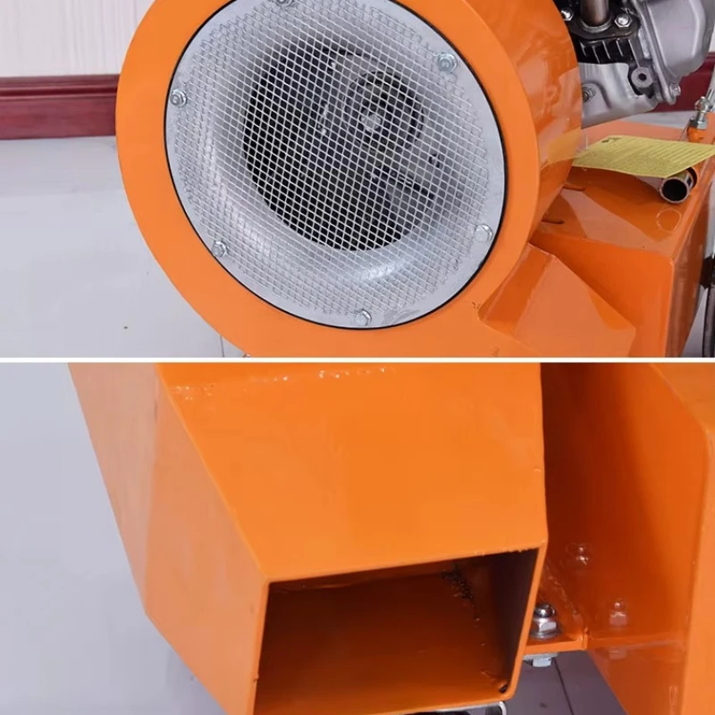 Large Hand Push Road Blower 5.5HP Pavement Dust Removal Air Blower Heavy Duty Construction Road Maintenance Machine Equipment