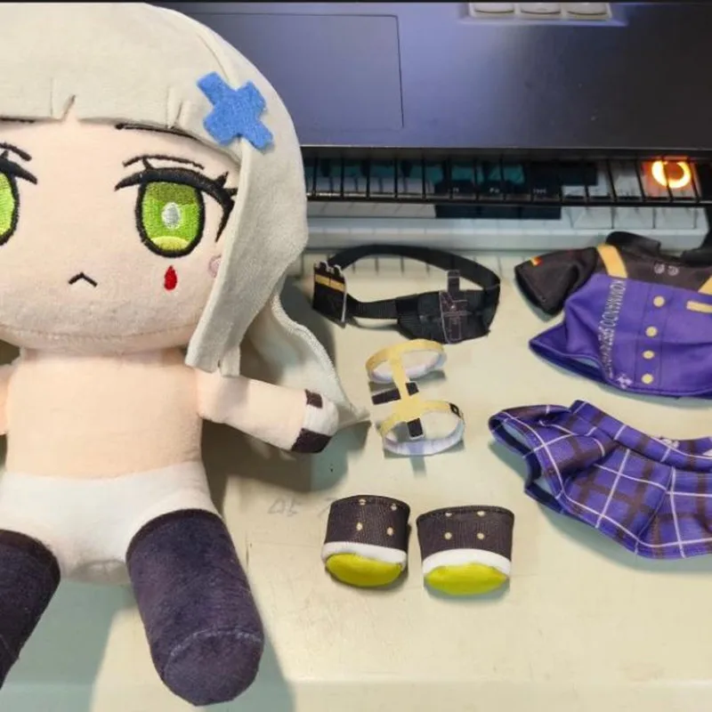 20cm In stock Girls Frontline HK416 Stuffed Plush Plushies Doll Clothes Pillow Model Ornament Anime Figure Game Toy Kids Gifts C