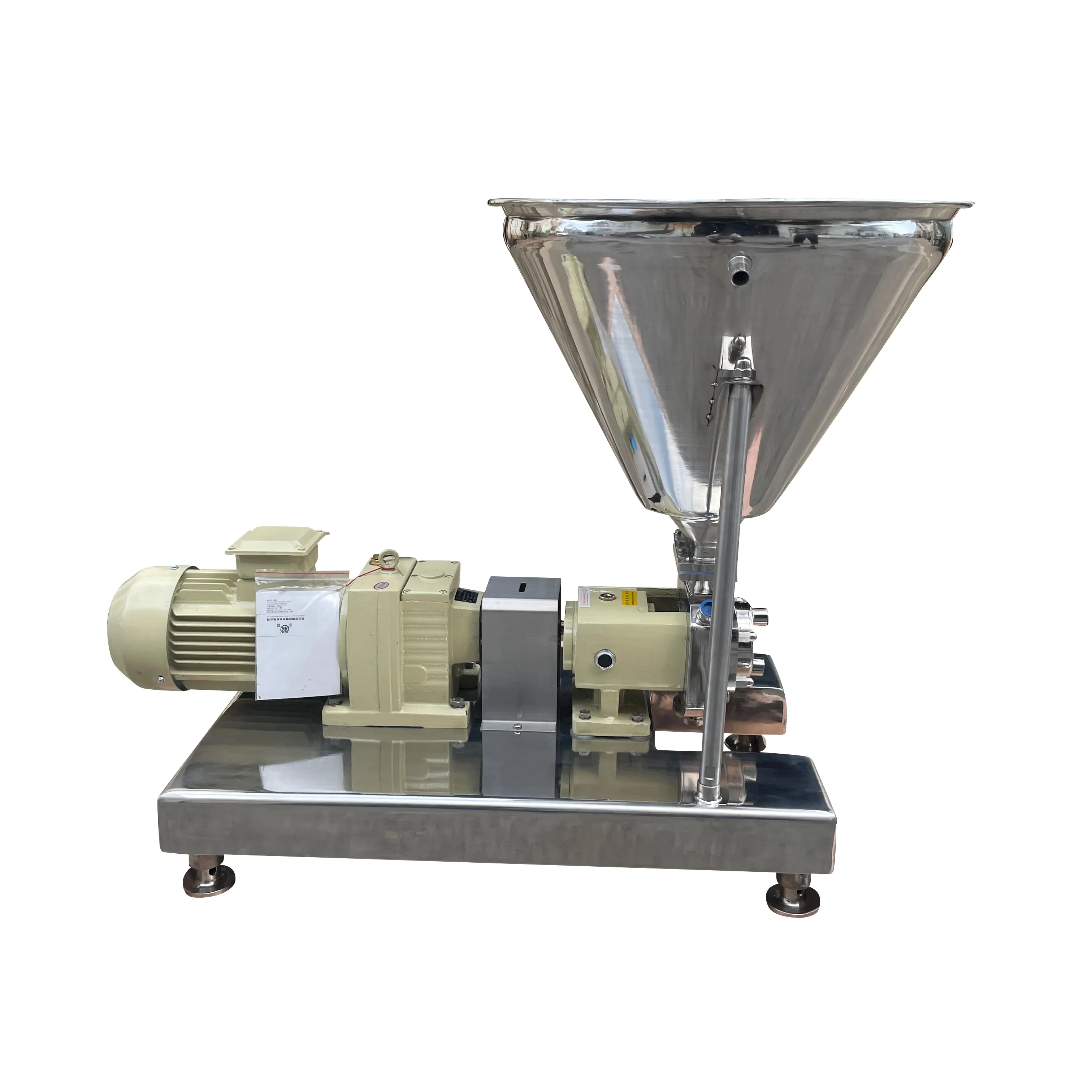 

Variable Speed Sanitary Lobe Pump With Double Mechanical Seal Rotary Pump