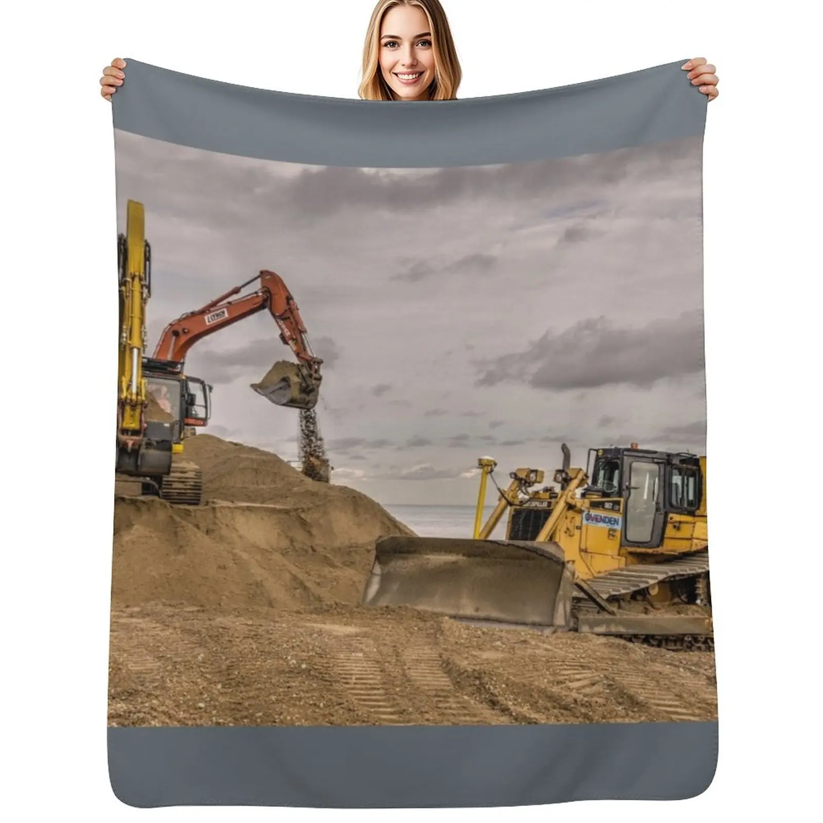 

Digging and dozing Throw Blanket Soft Plush Blanket as Housewarming Gift