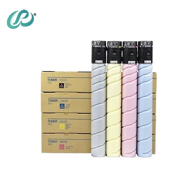 4pcs TN514 Copier Toner Cartridge Compatible for Konica Minolta Bizhub C458 558 658 Refill Toner Cartridge CMYK