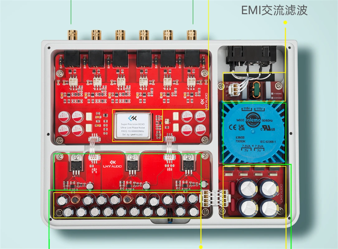 High-end LHY AUDIO OCK-2S 10MHz SC ตัด OCXO ความแม่นยําสูง ultra-low Phase NOISE คงที่อุณหภูมินาฬิกาคริสตัล oscillator