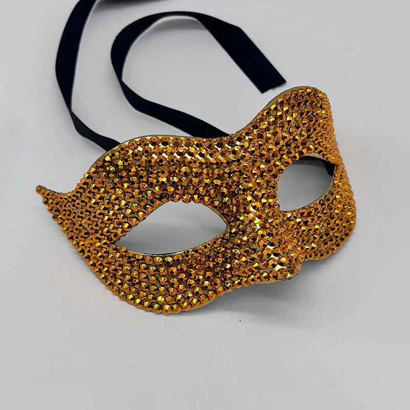 หน้ากากเต้นรำคอสเพลย์ หน้ากากปาร์ตี้สุดเซ็กซี่ หน้ากากตาประดับเพชรเทียม ทำจากพลาสติก สำหรับงานฮาโลวีน บาร์ และงานคาร์นิวัล