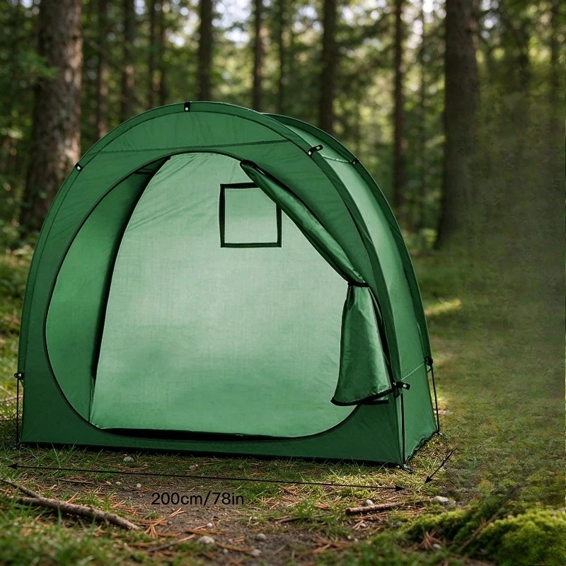 Multipurpose Outdoor Bicycle Tent, Rain‑Proof Storage Room for Mountain & Electric Bicycles, Shading Shelter for Sundries