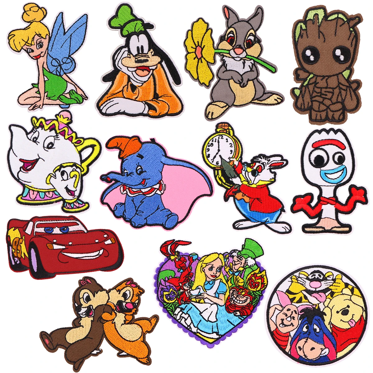 

Cute Cartoon Character Patch Embroidered Patches On Clothes Iron On Patches For Clothing DIY Patch Jackets Sew Stickers