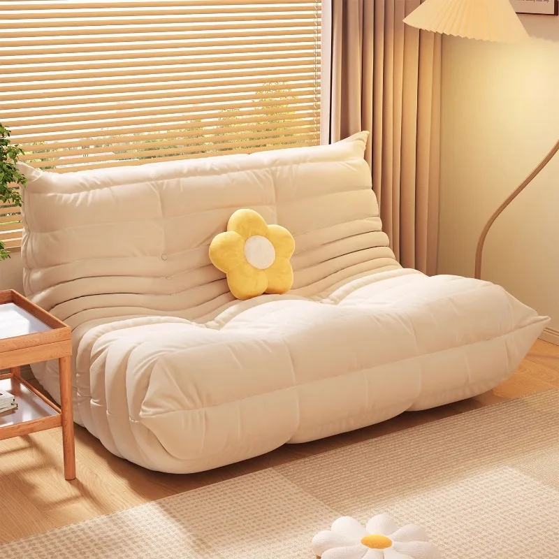 Caterpillar original pure sponge lazy sofa modern simple living room home fabric storage casual lying storage type