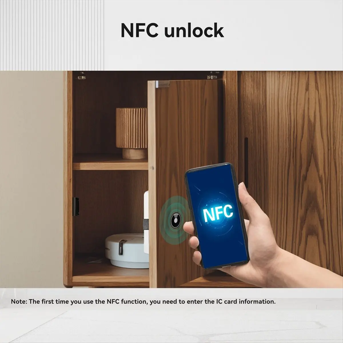 

(ABDH) Умный замок для шкафчиков и ящиков Tuya Bluetooth с Bluetooth-шлюзом для деревянных дверей, разблокировка по IC-карте, дистанционное управление через приложение