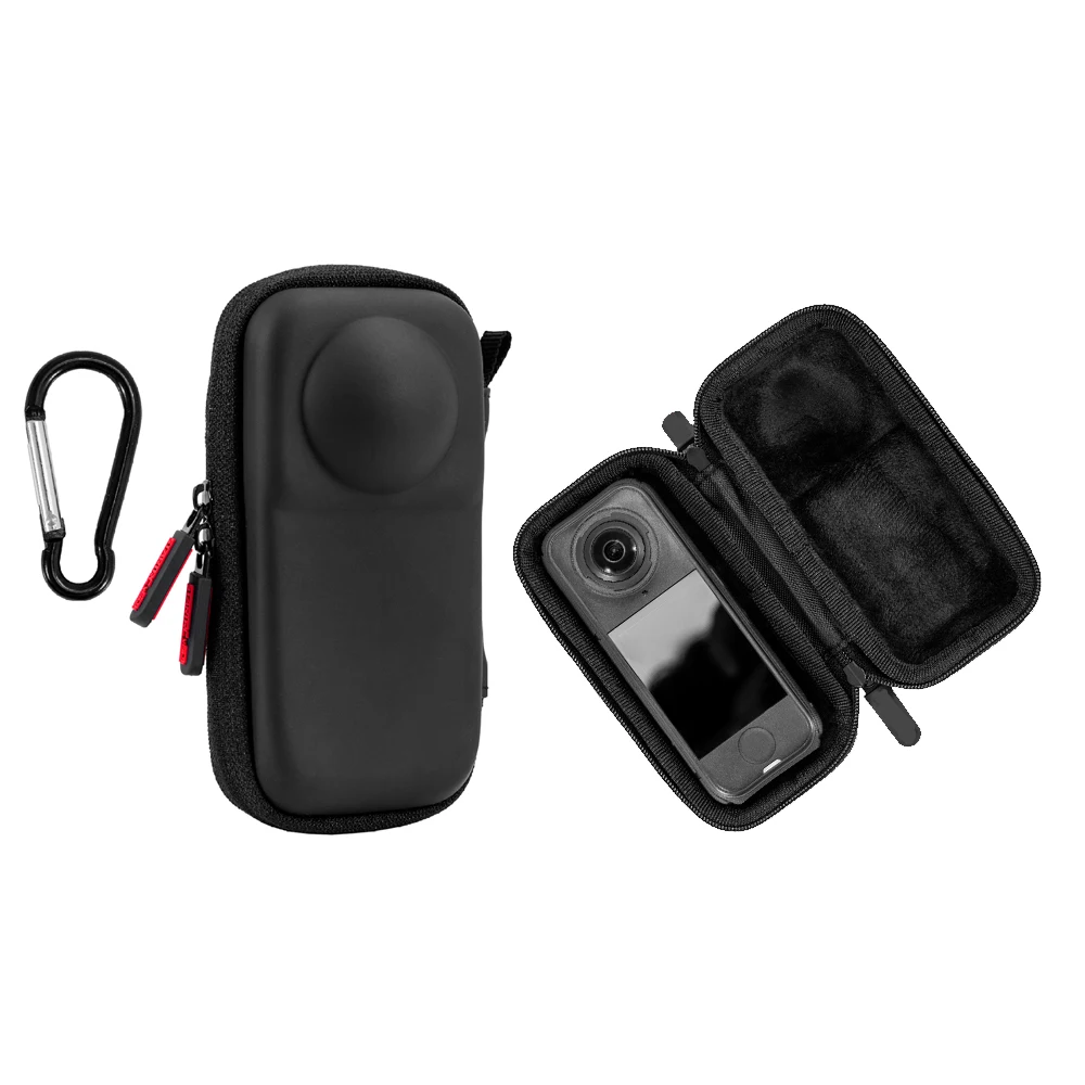 

Mini Carrying Case for Insta360 X4 Air Body Bag,Travel Storage Bag Portable Organizer Camera Protective Cover Box with Carabiner