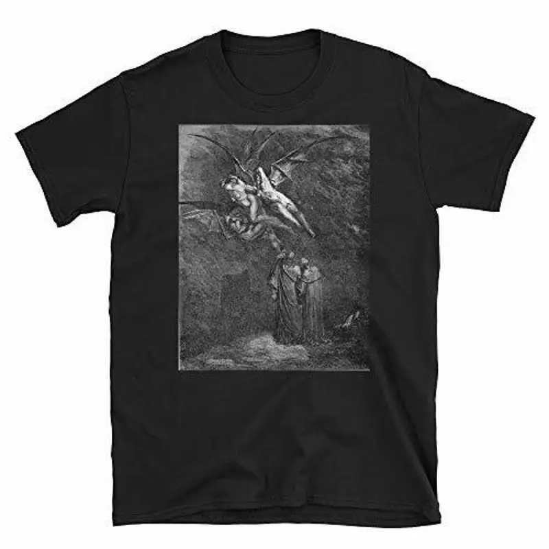 Gustave Dor Dore camiseta negra XL Inferno de Dante Aligh Castle Anthra