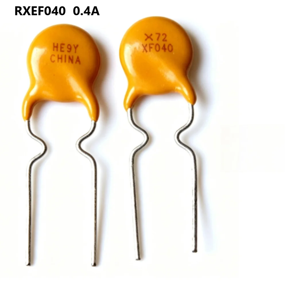 RXEF040 72V 0.4A Resettable Fuse PTC Overcurrent Protection PPTC Radial Lead 100Pcs