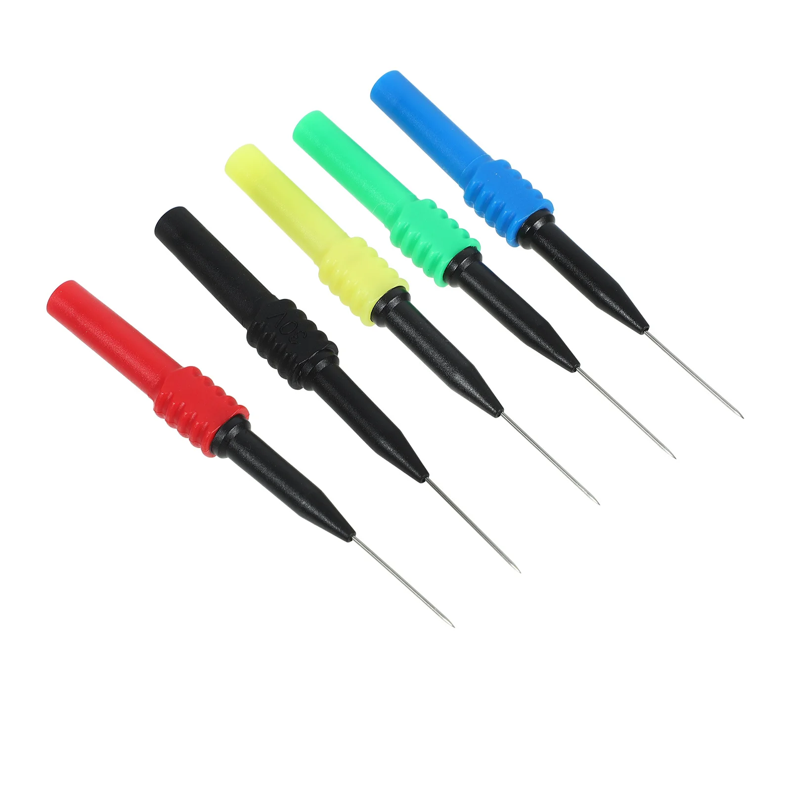5pcs Circuit Test Needle Non-Destructive Multimeter Probe Kit For Automotive Diy Electrical Testing Tools Meter Probes