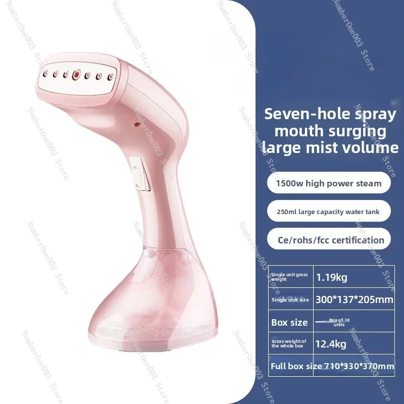 

Mini Handheld Garment Steamer for Home Travel Portable Steam Iron Dual Use Dry & Wet