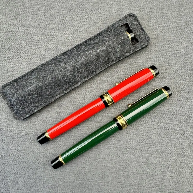 Montefiore Large Metal Fountain Pen Non Carbon Pilot 30 Same Size Pen With Ink Convertor No.35 Nib Writing Stationery Gift Pen