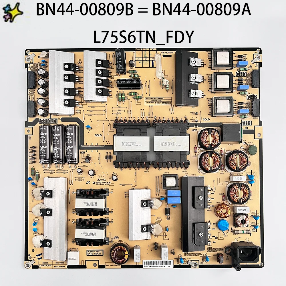 BN44-00809B = BN44-00809A L75S6TN_FDY Power Supply Board is for UA75MU6300 UA75MU6310JXXZ UN75JU6500F UN75JU650DFXZA UE75MU6100K