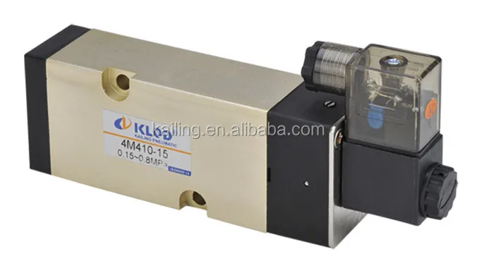 Detalhe 2 de Válvula solenoide 4V410-15 Pneumática