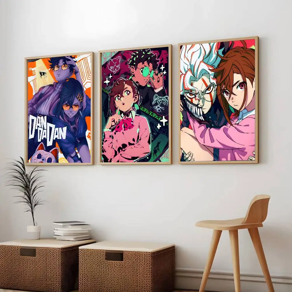 Classic A-Anime Dandadan Sixth Poster Canvas painting poster with prints Home bedroom living room decoration gift