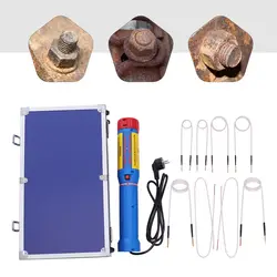 1100 W 220 V magnetische inductieverwarmer Auto vlamloze verwarming met 8 verwarmingsspoelen