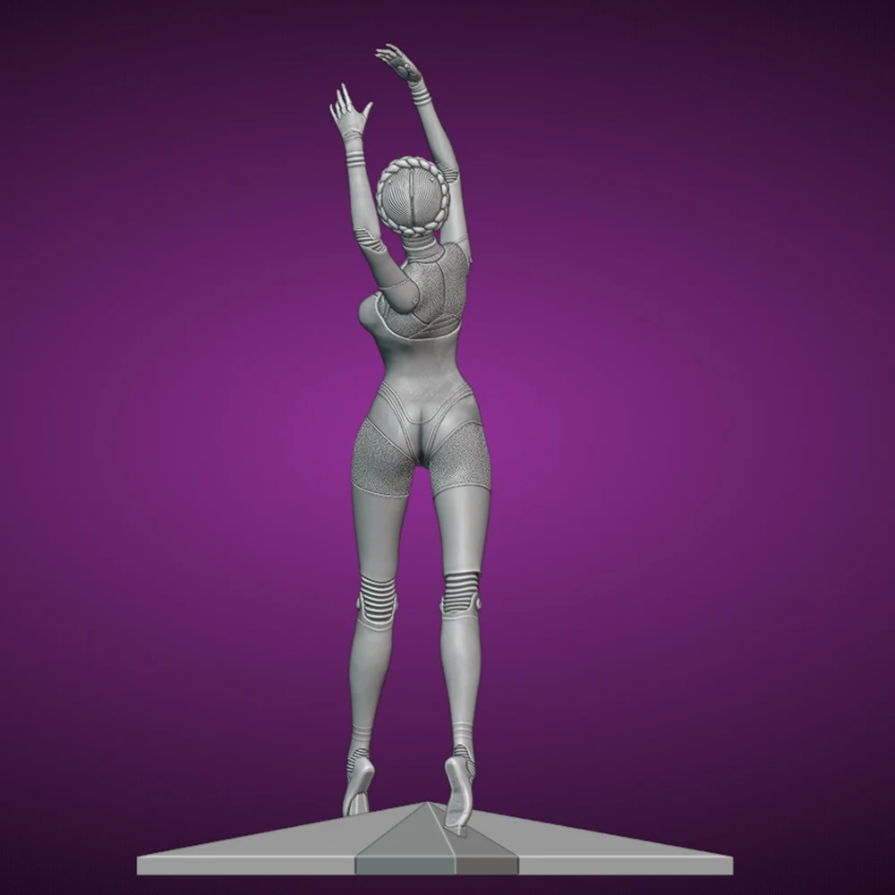 Kit de modèle d'impression 3d pour fille Sexy, ballerine, figurine en résine, Statue de Micro réduction, Kit de Garage non peint, jouets, 1/24