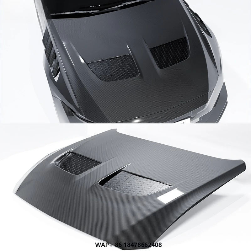 

Hot Sale for Ford Mustang GTd Style Carbon Fiber Front Engine Cover New Condition Wholesale Hot Engine Hood