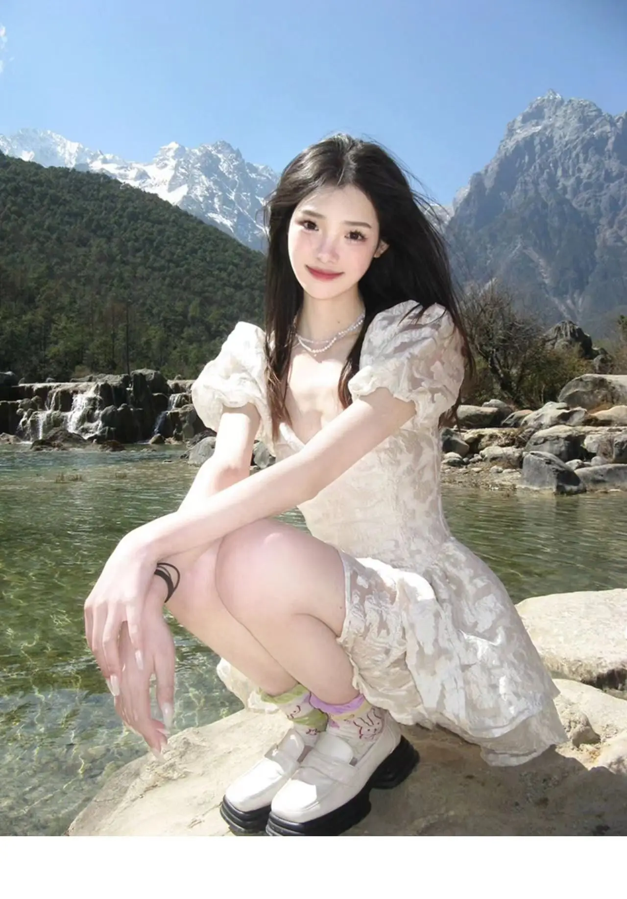 Robes à manches courtes femmes or été Boho imprimé Animal coulant taille haute taille vêtements de plage robes d'été station de vacances