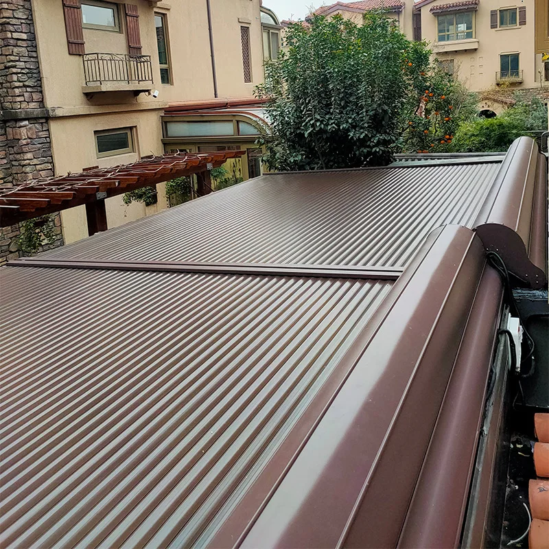 

Customizable sun roof electric sunshade canopy