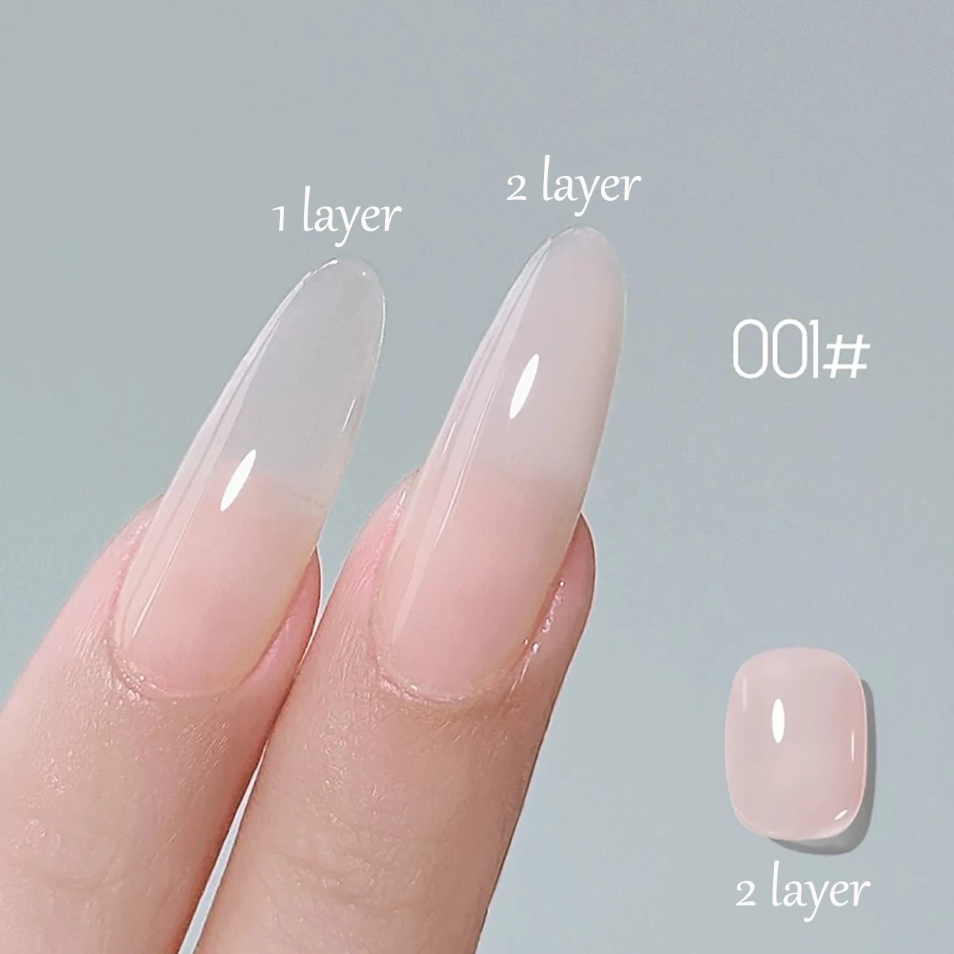 1 pièces ZH hydratant peau rafraîchissant rose blanc glace Transparent nu Gel vernis à ongles été populaire doux blanchissant Nail Art