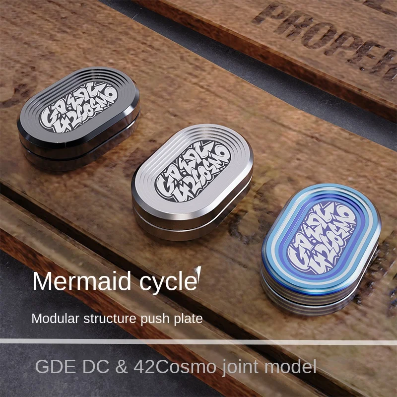 

GDedc & 42COSMO Joint Mermaid Reincarnation Push Card, Fidget Spinner Ppb Mechanical Push Card