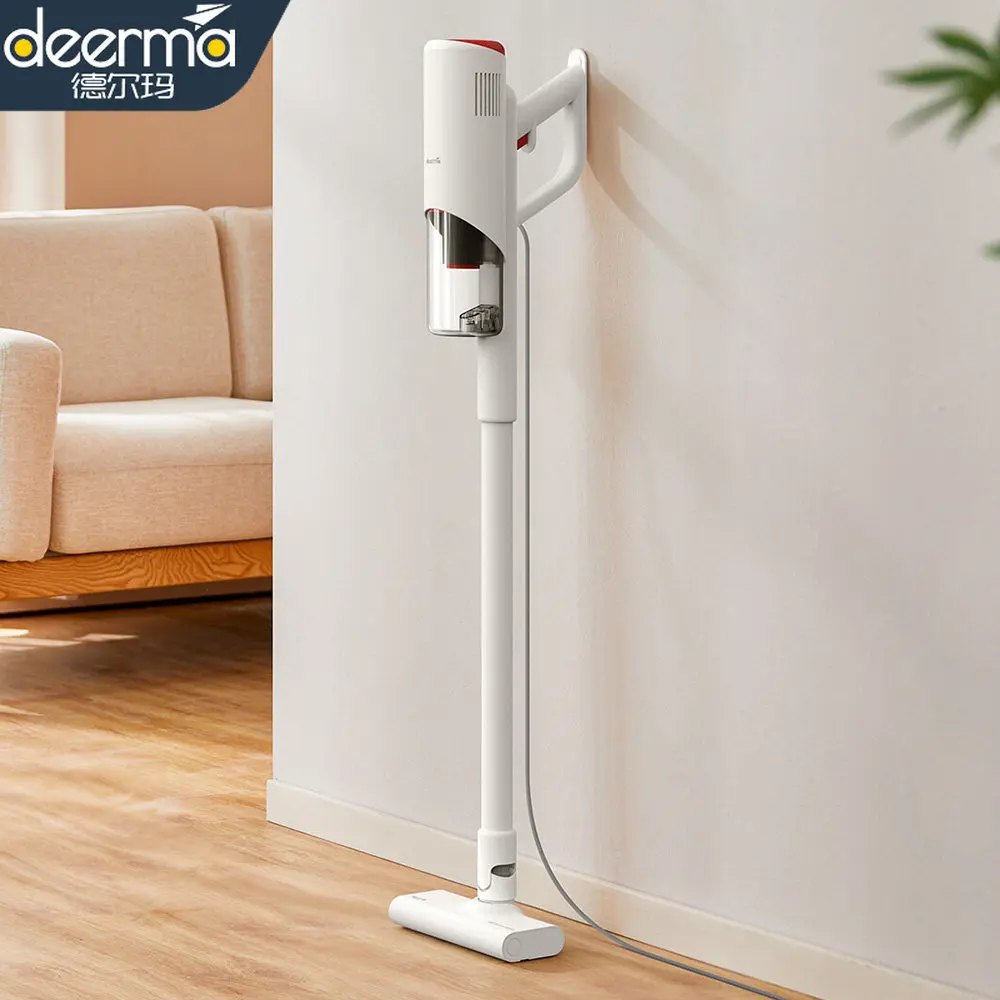 

Deerma Home Appliances Vacuum Cleaner Handheld Carpet Curtain Pet Fur Sofa Transparent Dust Collecting Chamber Large Suction