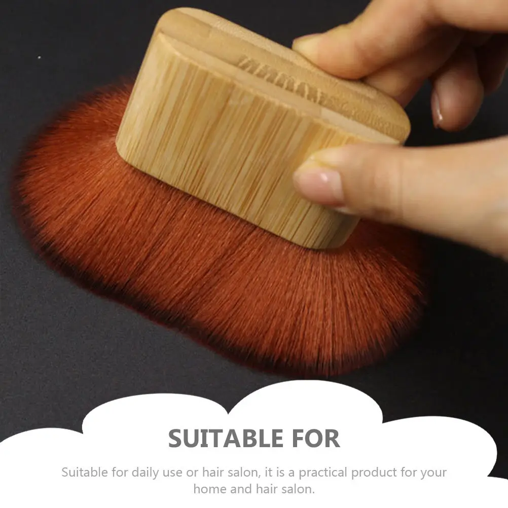 

Щетка для вычесывания волос с гибкой щетиной, для парикмахерских и салонов красоты, для ежедневного использования, с бамбуковой ручкой, бережная к коже, быстрая очистка