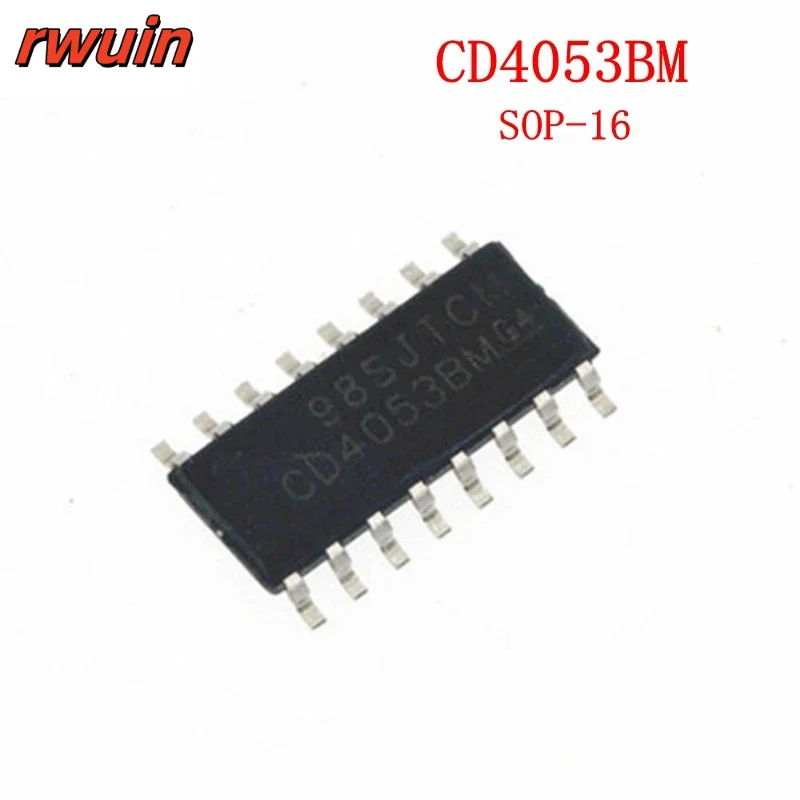 10PCS CD4053 CD4053M CD4053BM SOP-16 SMD New Spot IC
