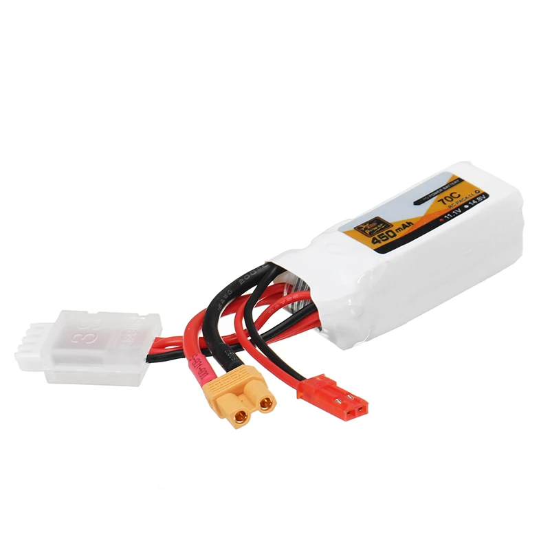 ZOP Power 11.1V 450mAh 70C 3S Lipo batteria JST XT30 spina per FPV Racing Multi rotore