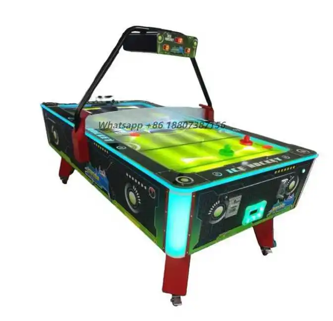 

Newest Indoor Electric Air Hockey Game Machine 2-Player Coin-Operated Sport Game Attractive Design Hockey Star Arcade Table