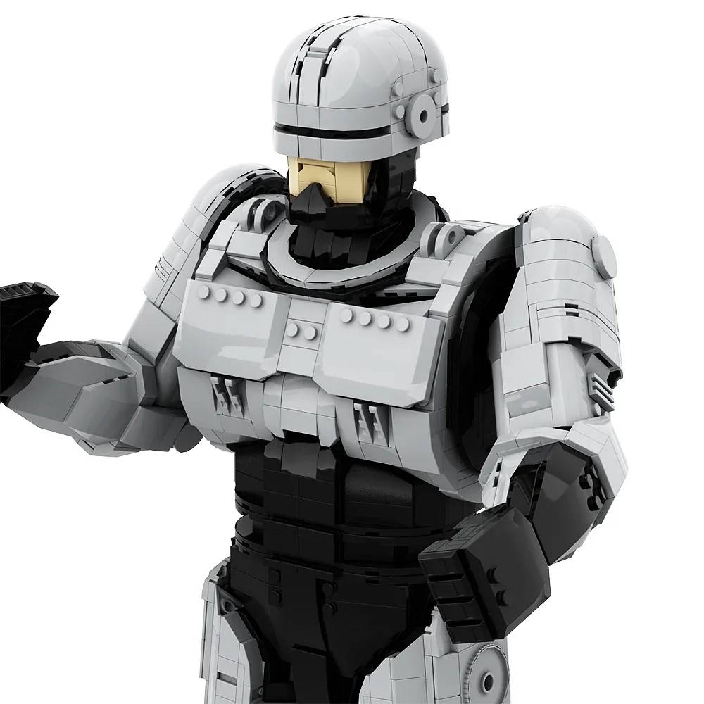

Gobricks Movie Military Mech Warriors Policeed Building Block set RoboCoped Action Character Model Brick Toys for kids Boy Gift