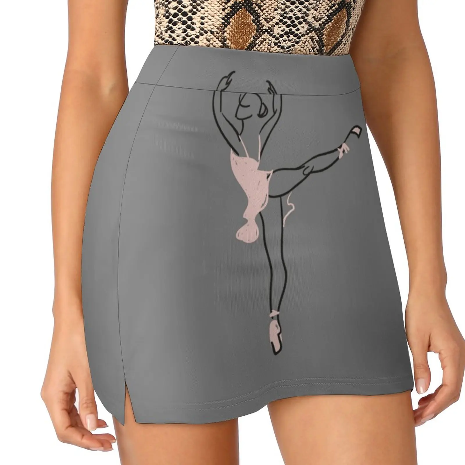 Ballet Dancer Women's skirt With Hide Pocket Tennis Skirt Golf Skirts Badminton Skirts Running skirts Ballet Dancer New Style