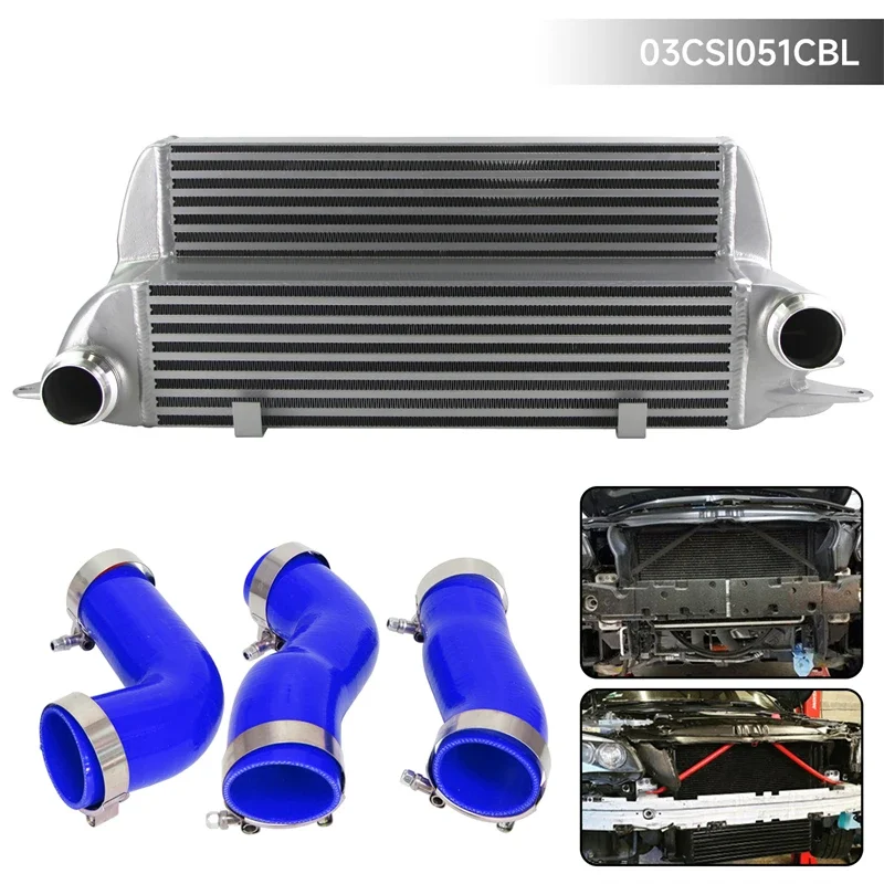 Intercooler Fits For BMW E60 E61 5 Series 530d 525d Silicone Turbo EGR Hose Kit  Black/Blue/Red