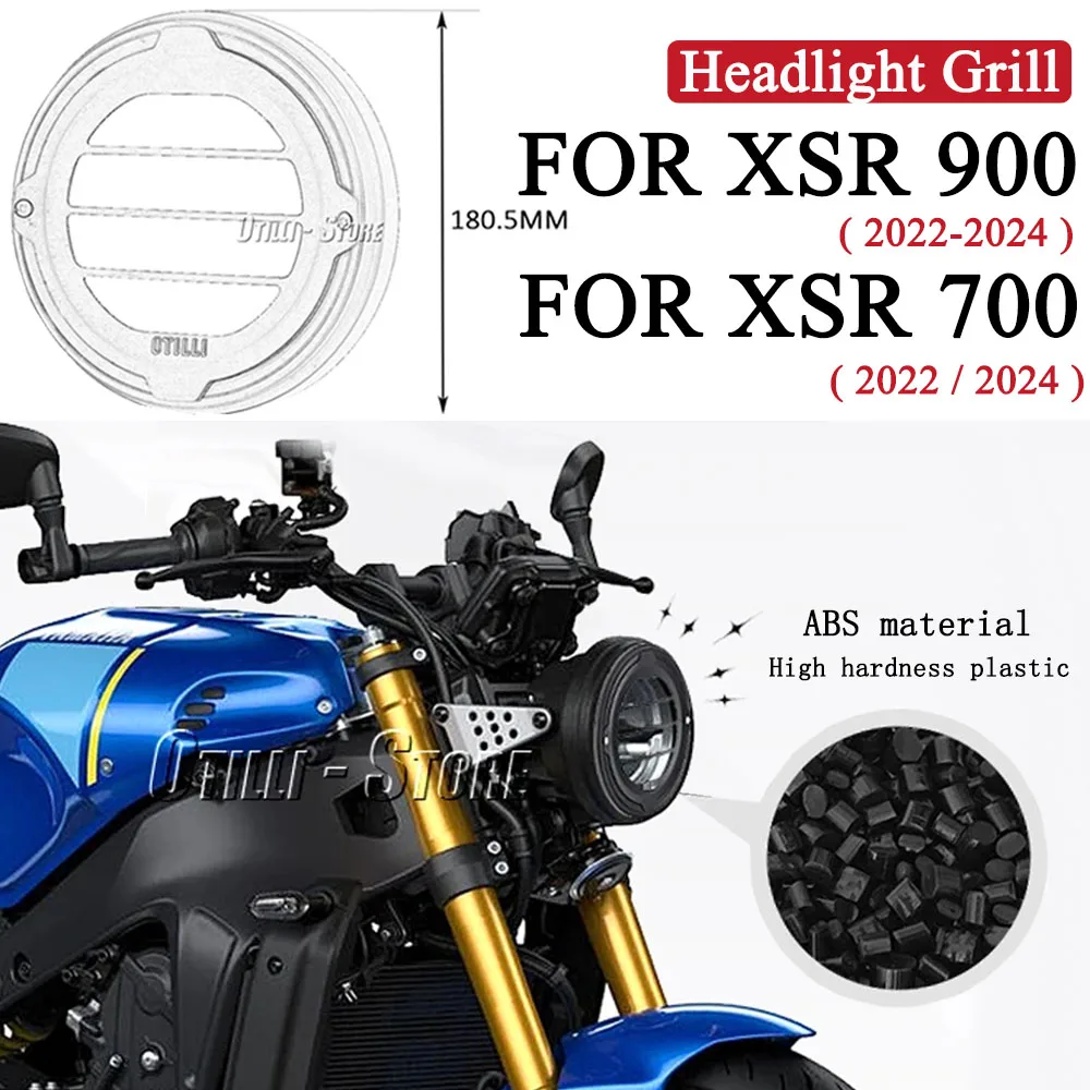 

Headlight Protector Cover For Yamaha XSR 700 XSR700 XSR900 XSR 900 2022 2023 2024 Motorcycle Headlight Grill Guard Light Cowl