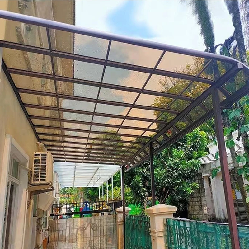 Aluminum Pergola Car Parking Shelter with Polycarbonate carport Roof for Simple Garage waterproof rain proof high quality