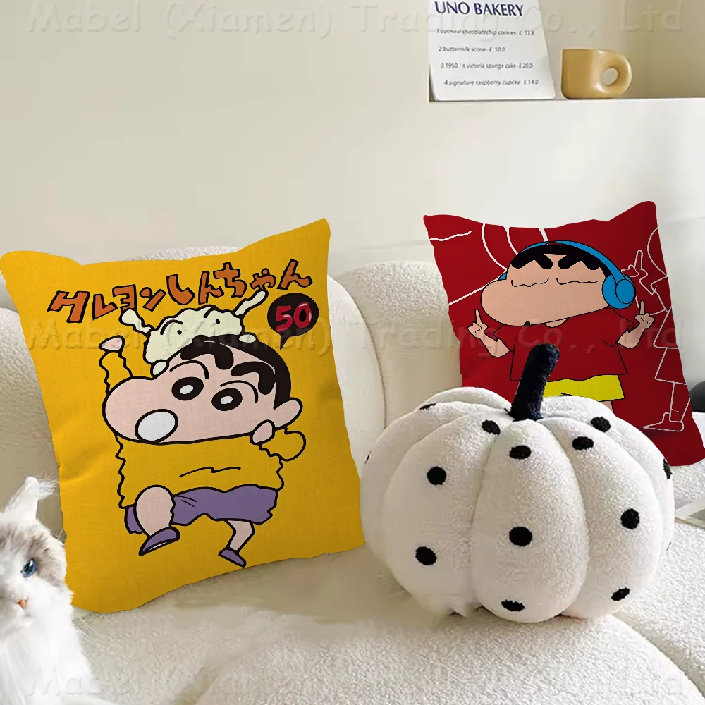 

C-Crayon S-Shin-chan Personalized Pillow Cover Kids Bedroom Wild Party Decor Pillowcase Kid Birthday Shower Gift