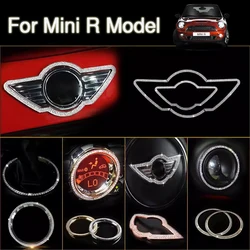 Car interior drill decorative sticker exterior modification shiny stickers For BMW MINI Cooper S R55 R56 R60 R61 Car accessories