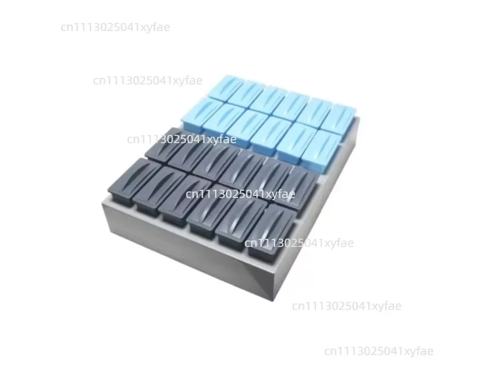 Combination Plastic Staining Jar with Slide Rack, Holds 25 Microscope Slides, IHC Antigen Retrieval Box for Histological Lab