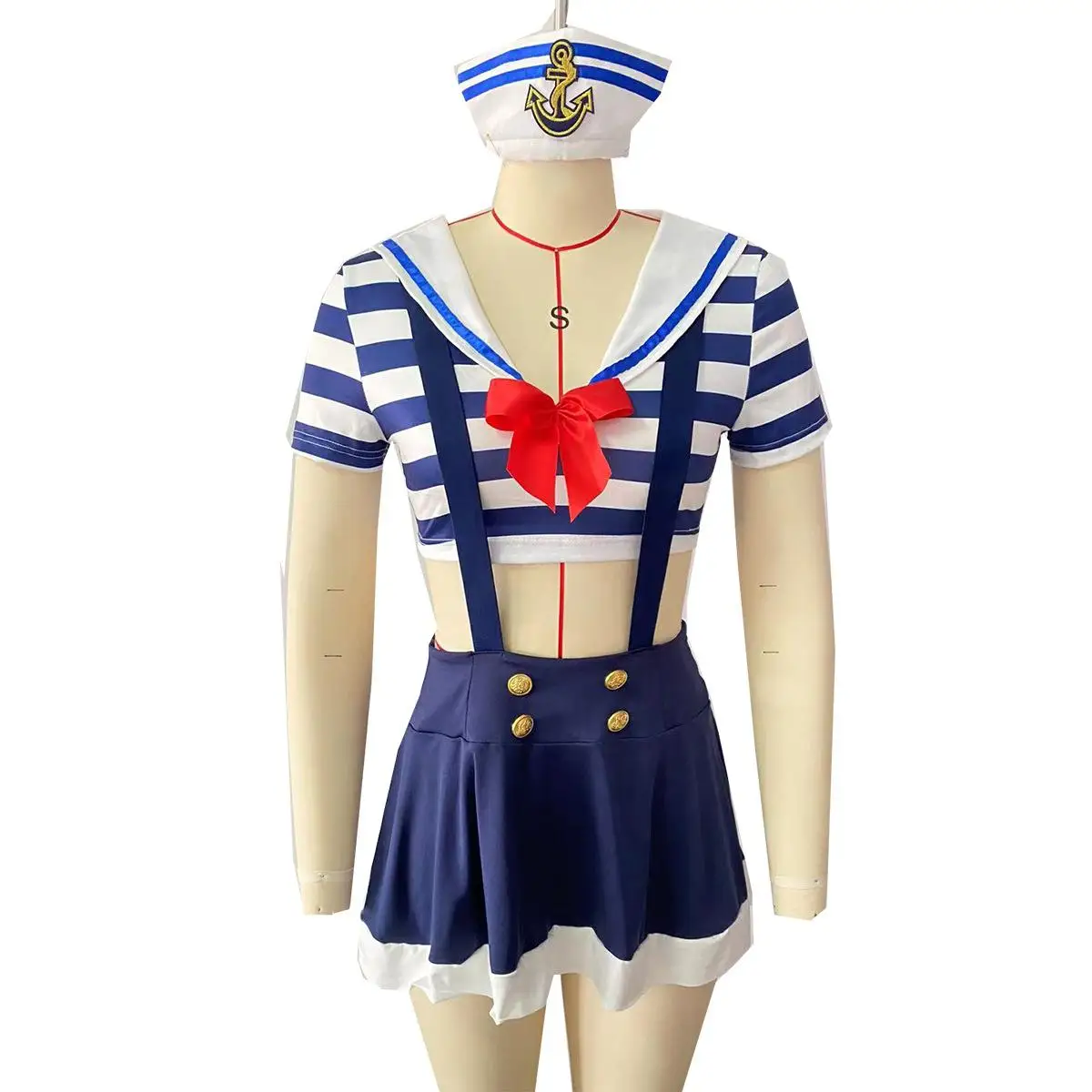 New Design Women\'s Sexy Two Pieces Roleplay Sailor Uniform Adult Lady Night Club Dress Up Party Cosplay Costumes Fliter Clothes