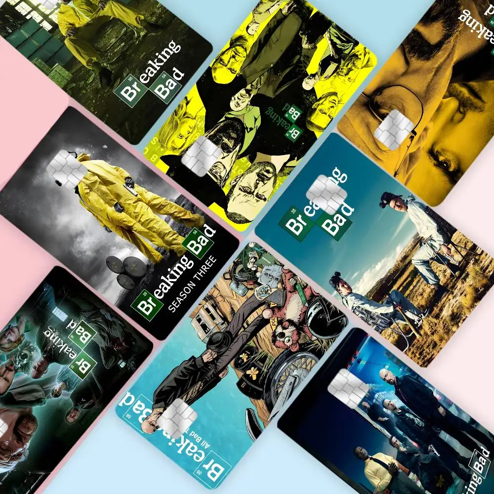 

Breaking Bad TV Show Series HD Game Anime Sticker Film Skin Cover Case For Small Large No Chip Debit Credit Card Front Side
