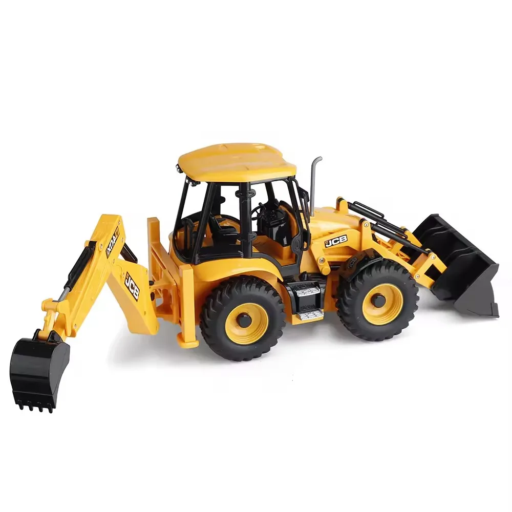 Radio Control Engineering Vehicle 11CH RC Excavator Backhoe Loader Simulated Light Sound Truck Vehicles Models