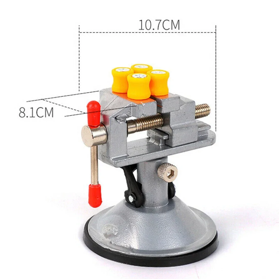 

360°rotary Bench Table Vise Bench Table Vises Suction 360°rotate Tool Clamp Clips Craft Craft Model Making Workshop Elastic jaw