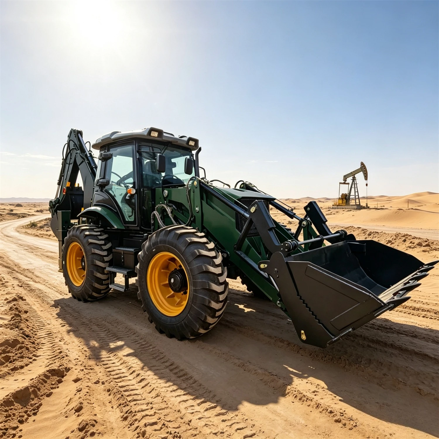 Two Busy Loaders Multifunctional Backhoe Loader Hydraulic Backhoe Loader Construction Machine Factory Price