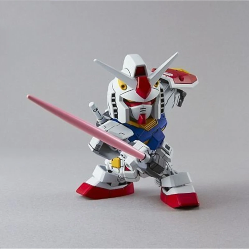 RX-78-2 SDCS Mobile Suit Anime Figure Q Version Mecha Robot Assembly Model Anime Action Figure Collect Model Decorative Toy Gift