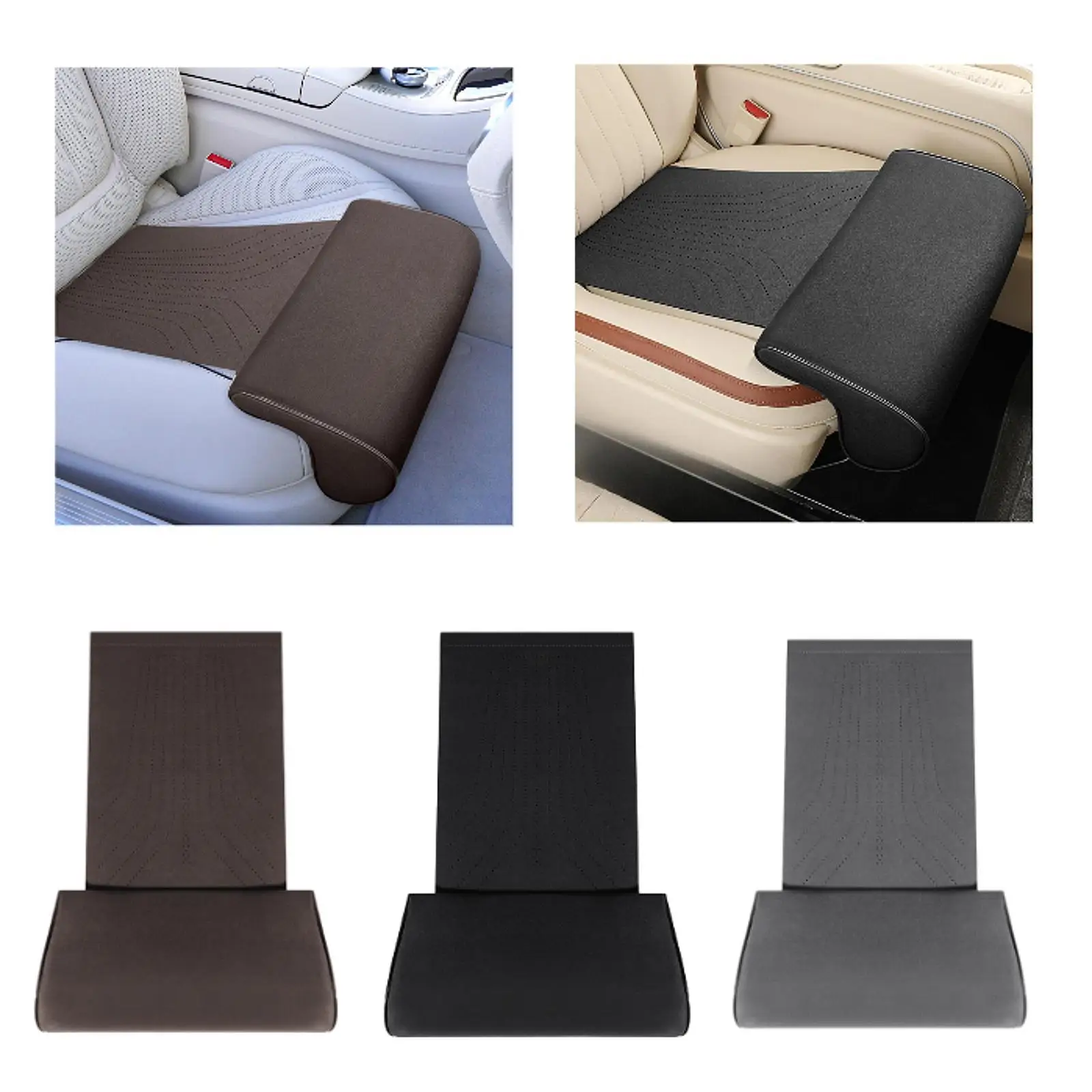 

Car Leg Extender Memory Foam Leg Rest Pillow Adjustable Seat Extension Pad Comfortable Cushion for Driving Airplane Bus