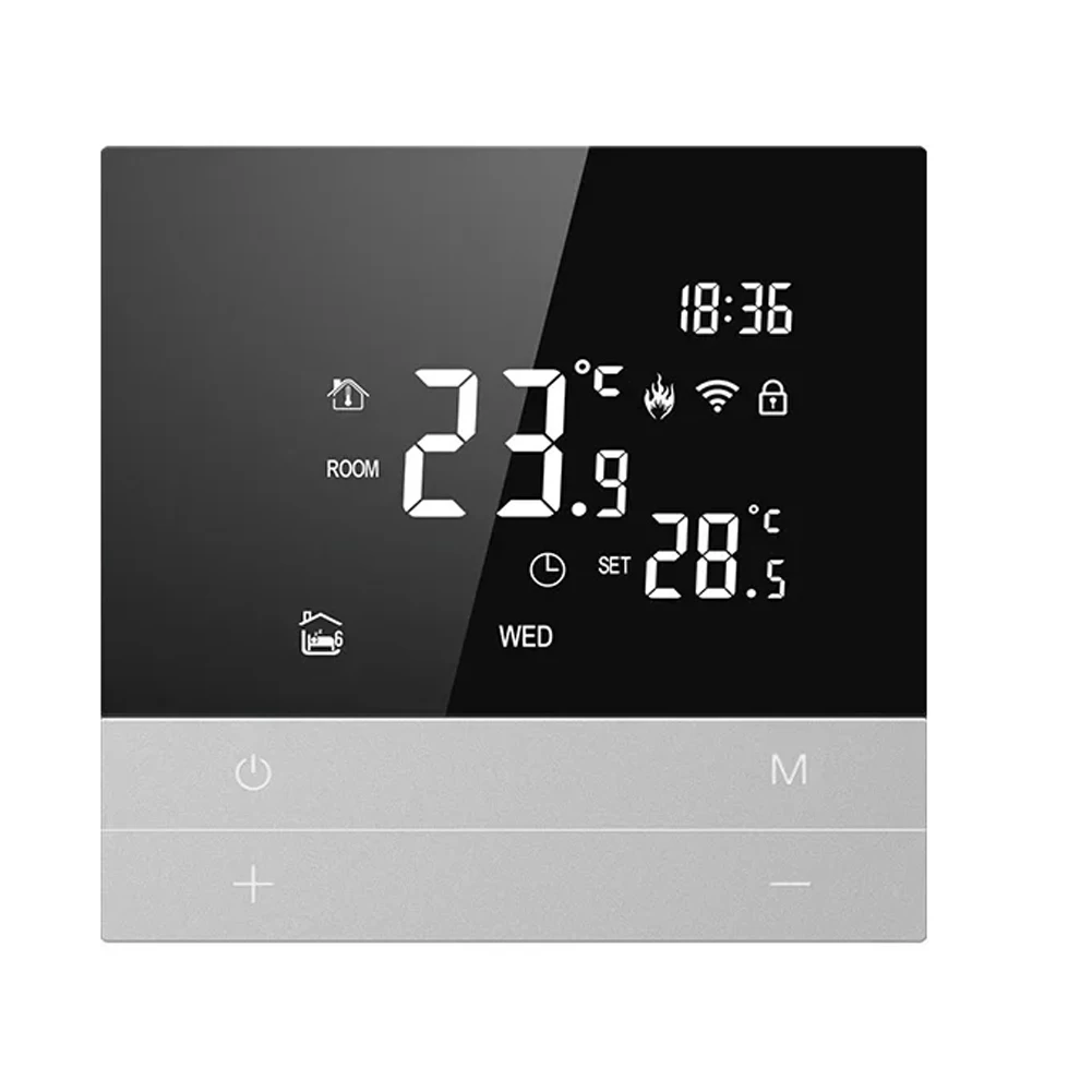 

SZMYQ 16A умный домашний термостат, электрический водяной подогрев пола с приложением Tuya и управлением Alexa, газовый котел, водяной нагрев